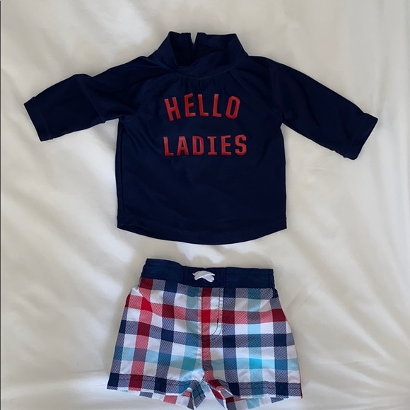 GAP Other - Baby GAP wet suit top and bathing suit bottom 3-6m